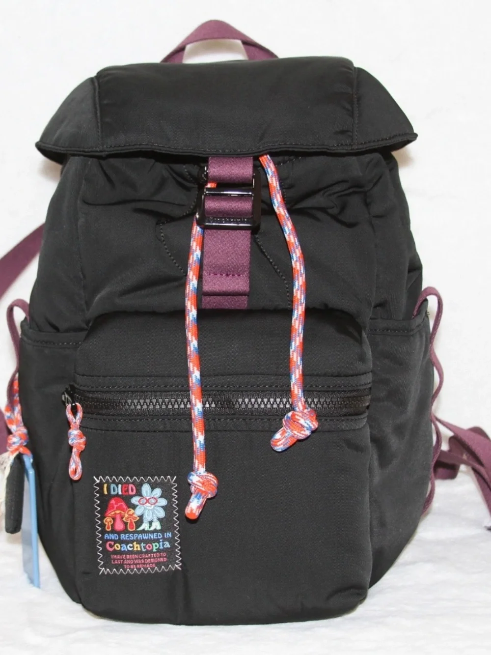 COACH Coachtopia Loop Backpack Black NWT